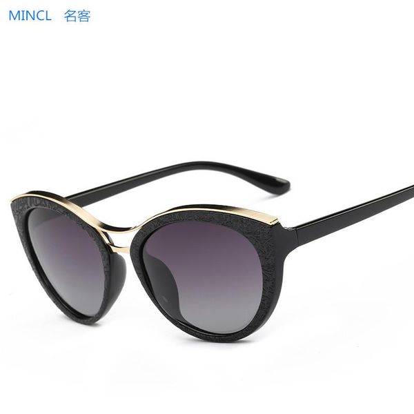 

sunglasses ladies polarized fashion anti-uv trendy glassescff, White;black