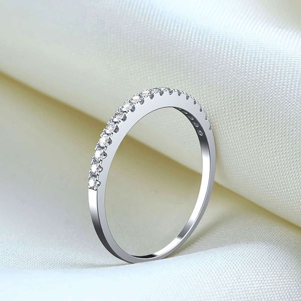 

hbp fashion luxury simulation 18k platinum row diamond women's volleyball guard tail ring jewelry, Silver
