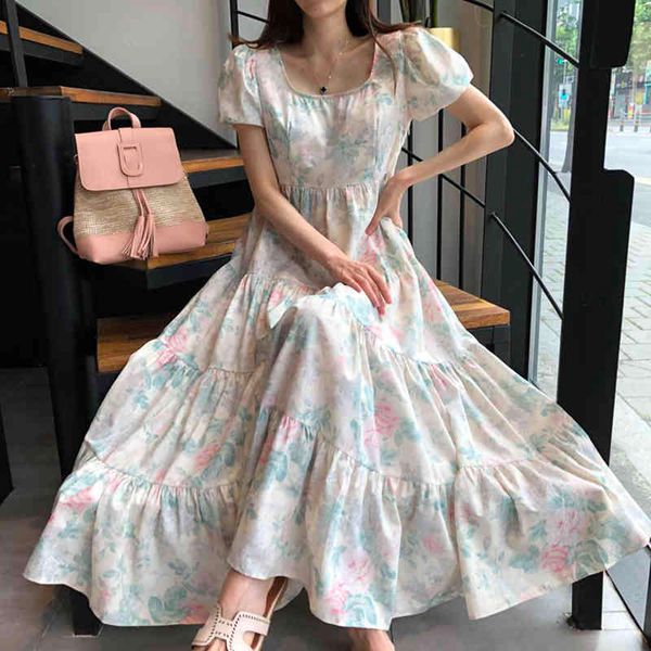

casual dresses korean version of elegant temperament was thin, square collar, leaky collarbone, loose ruffled puff sleeves, big sw, Black;gray