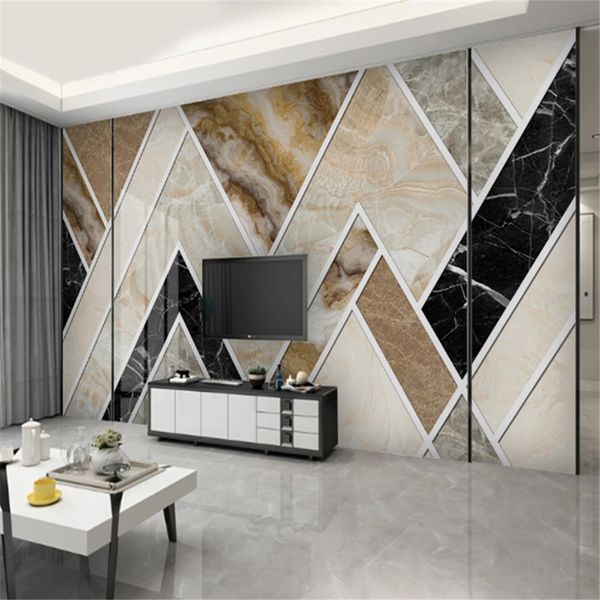

3d wallpaper for walls vintage abstract mural golden marble wallpaper home decoration