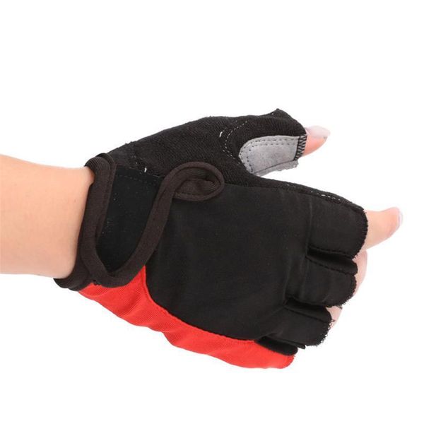 

cycling gloves bicycle road riding silicone short finger equipment for, Black