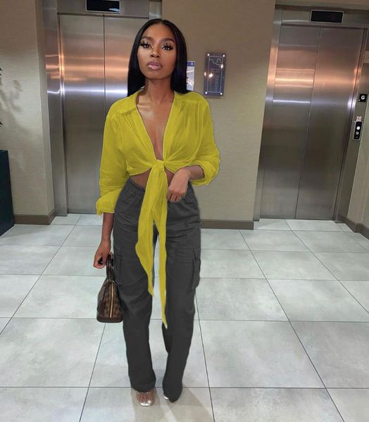 

women's t-shirt vavcy 2021 summer front drawstring women holiday lounge wear shirts, White