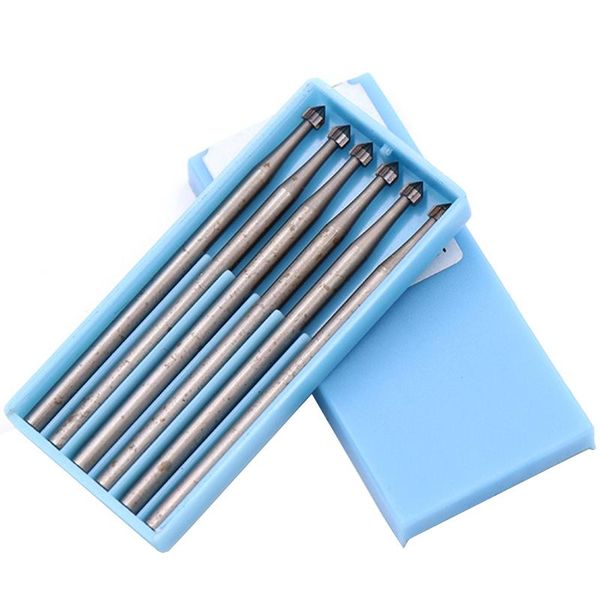 

professional drill bits 6pcs2.3mm diamond polished engraving twist pin tool jewelry