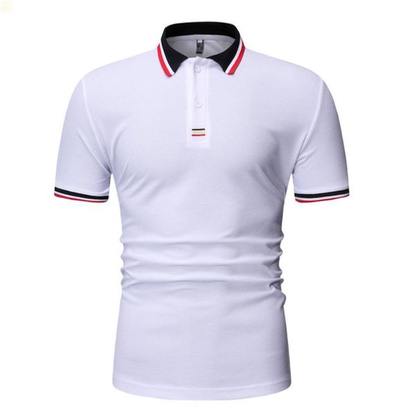 

fashion t-shirt black mens polo shirt classic shirt 2021 designers polo white crop men clothing fitness tshirt 7t571, White;black