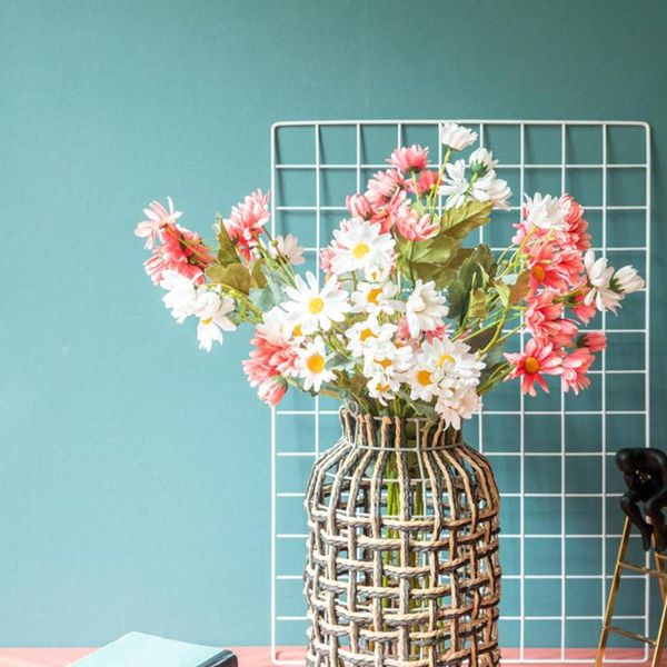 

decorative flowers & wreaths 1bouquet sunflower artificial flower bouquet for home garden decoration diy party wedding bridal fake