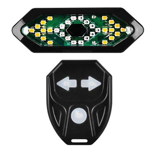 

bike led rear light turn signals remote control bicycle direction indicator mtb usb rechargeable cycling taillight with horn lights