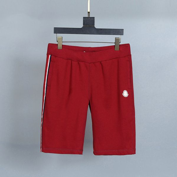 

2021 men's and women's fitness training running sports five-point shorts fashion casual cotton beach basketball pants m-2xl#01, White;black