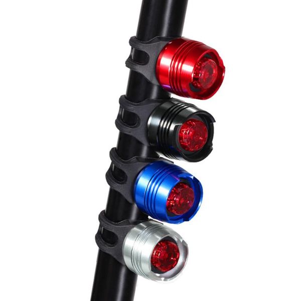 

waterproof bike bicycle rear tail led helmet cycling bike light safety warning lamp cycling safety warning light