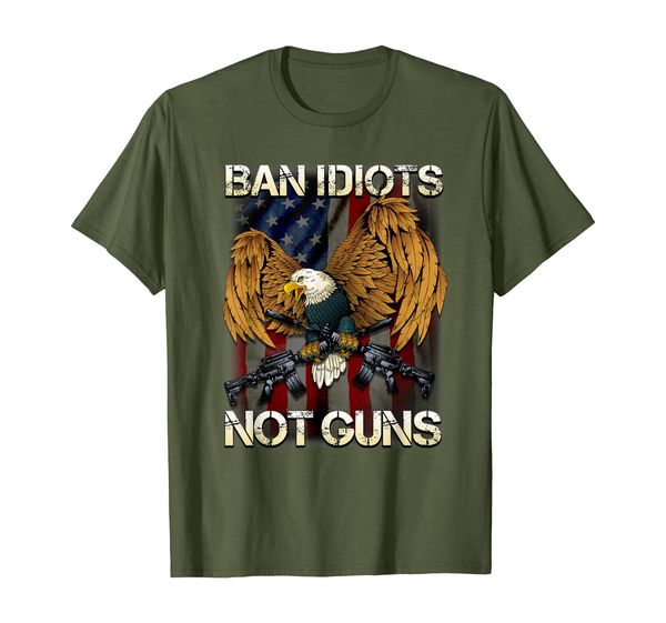 

eagle military 2a theme gift - eagle 2nd amendment t-shirt t-shirt, White;black