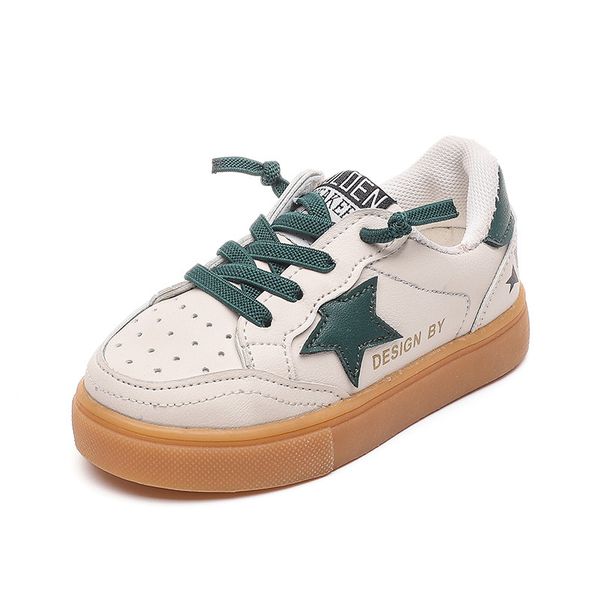 

children casual board shoes kids new spring autumn sports sneakers boys girls leisure shoes baby soft cow muscle sole shoes, Black;red