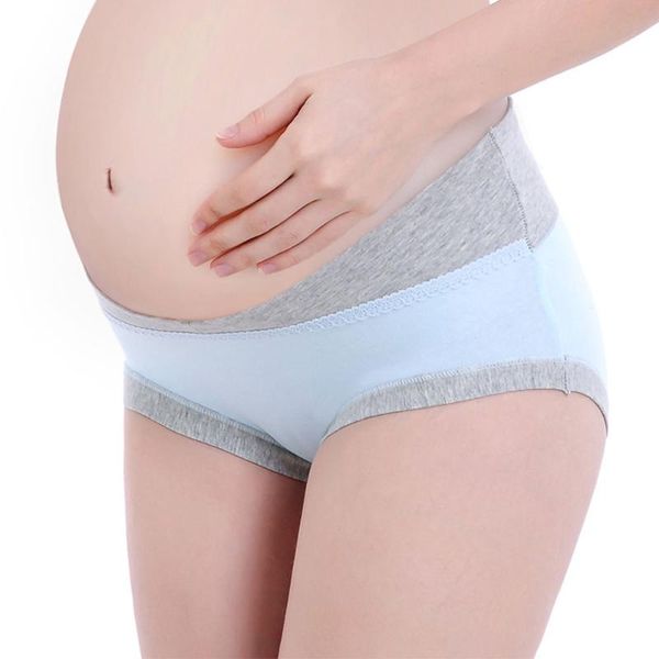 

maternity intimates soft women's underpant ladies girls underwear panties pregnant woman low waist lingerie women clothing briefs, White