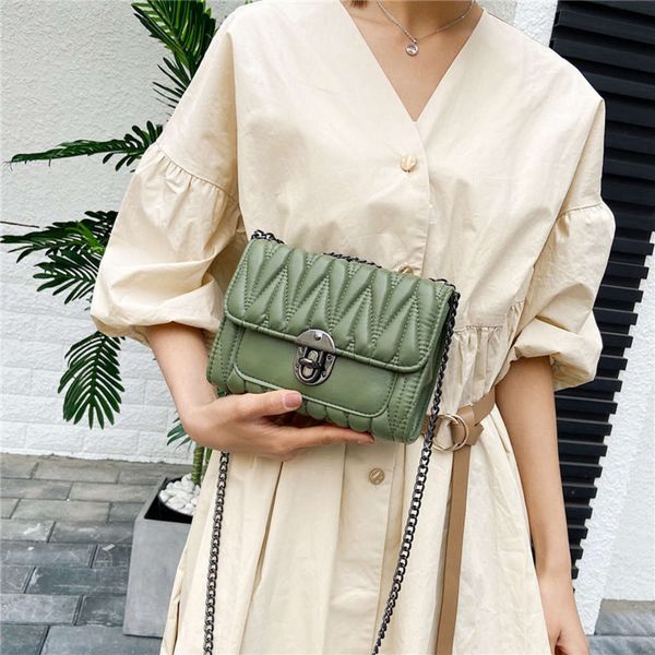 

hbp 2021 new fashion fairy french texture chain slung bag popular this year