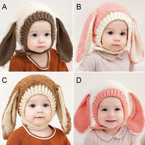 

caps & hats lyf_ winter baby warm hat, super cute cartoon style ear protection for men and women, Yellow