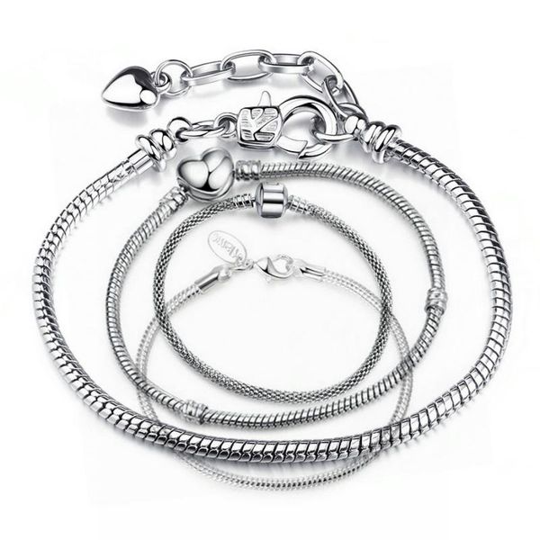 

charm bracelets 2pcs/lot river metal bracelet women fashion diy jewelry making men bangle string beads festival birthday gift, Golden;silver