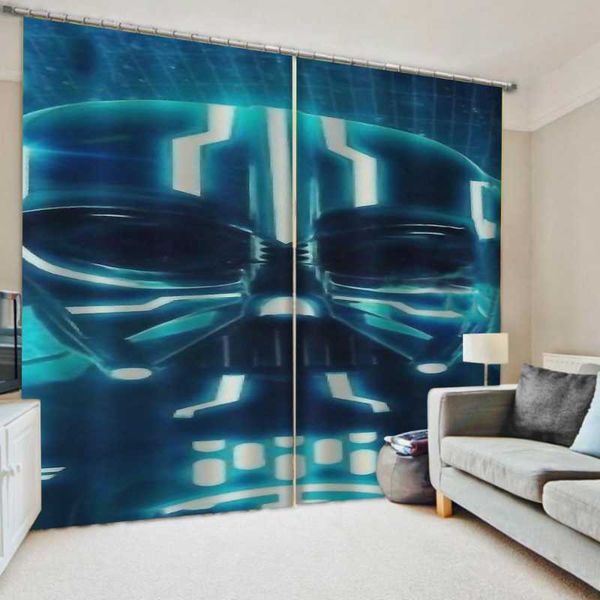 

curtain & drapes dream blue luxury blackout 3d window curtains for living room bedroom solid color