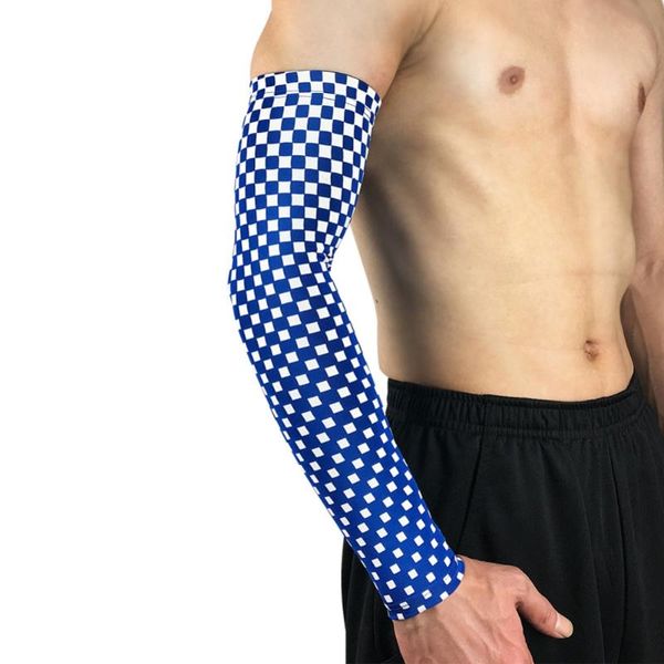 Ginocchiere per gomiti 1pc Protezione solare UV Manicotti per braccio di raffreddamento per uomo Donna Ciclismo Golf Accessori per attività all'aperto