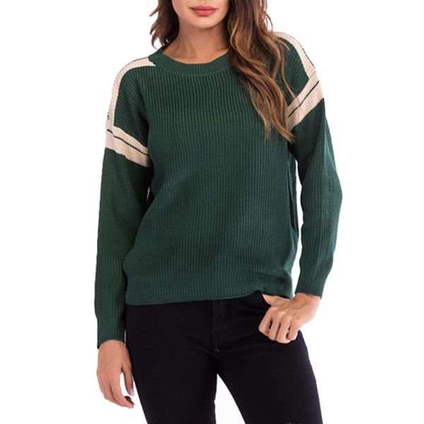 

women's sweaters vicabo casual womens sweater patchwork long sleeve harajuku knitted jumper pullover knitwear winter clothing, White;black