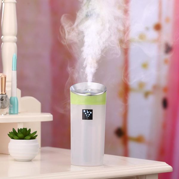 

USB Car Ultrasonic Humidifier Humidifier Mist Maker Mini Aroma Essential Oil Diffuser Aromatherapy 230ML for Office Home