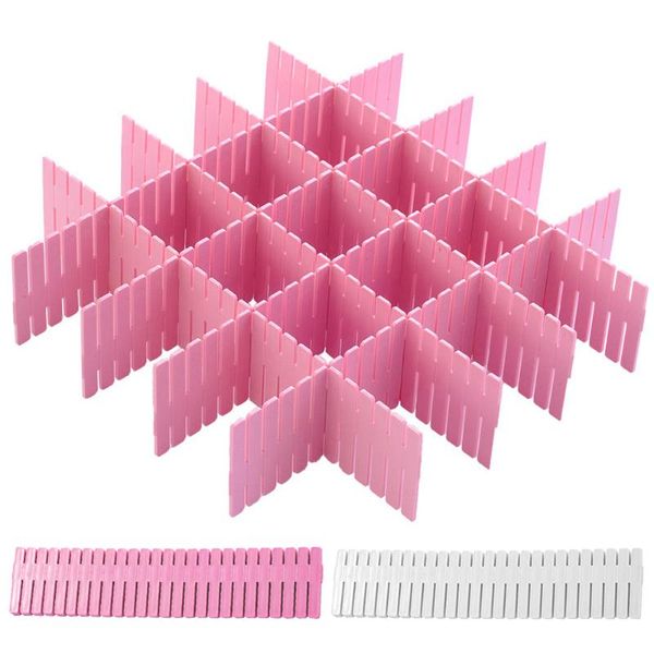 

storage drawers 12pcs underwear scarves partition belt drawer divider socks bras wardrobe adjustable separator make up closet organiser
