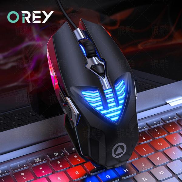 

mice ergonomic wired gaming mouse rgb backlight 6 button usb computer gamer for pc lapmagic
