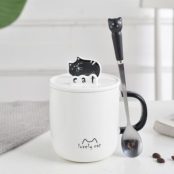 

mugs mugg cup production stylish modern portable coffee mug build-on glass white cute tazas de ceramica creativ couple gift 50