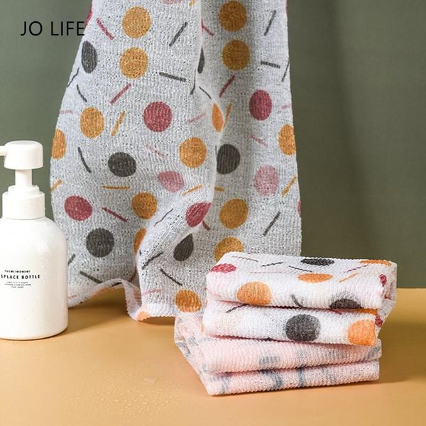 

jo life nordic shower bath backrubbing towel hand washing cloth back strip