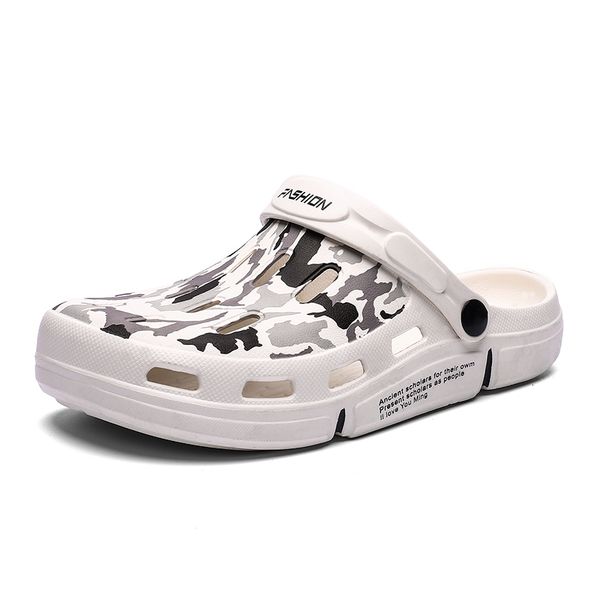 

waterproof beige croces sandals men summer soft outdoor beach water shoes upstream creek antislip light weight wave, Black