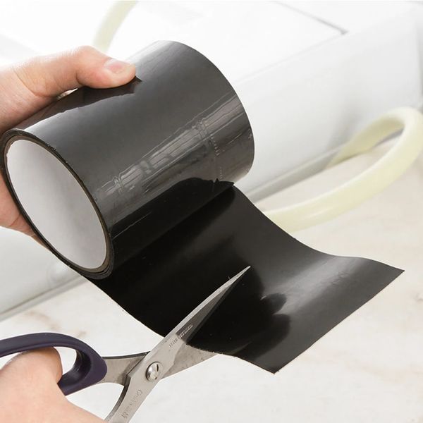 

3pieces/lot waterproof silicone performance repair tape self-adhesive strong black rubber silicone bonding tape self fusing wire tape 2016