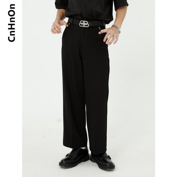 

men's pants trousers korean style trendy straight-leg men m8-t-072, Black
