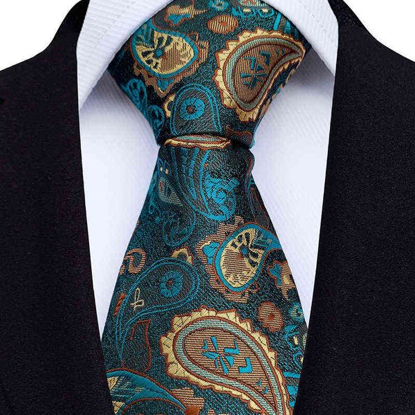 

yongfeng 2021 paisley polyter jacquard men's wedding man tie, Blue;purple
