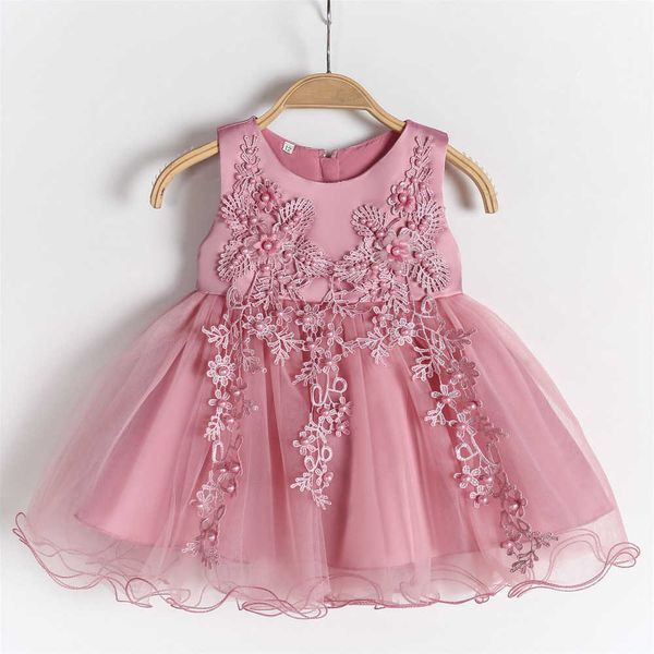 Baby Mädchen Party Prinzessin Kleid für 1. Geburtstag Tutu Kleider Taufkleid Kleidung Vestidos Kleidung Q0716