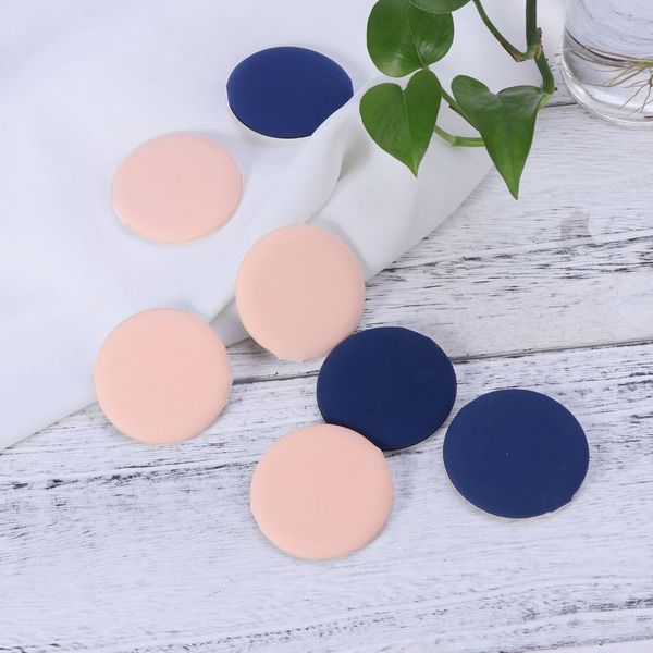 

sponges, applicators & cotton 7pcc facial powder puff cosmetic beauty makeup foundation sponge for air cushion cream (blue and white)