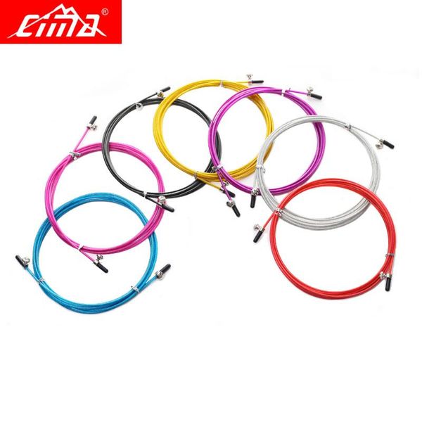 

jump ropes steel wire with screw for 3m spare crossfit fitness rope replaceable cable metal speed skipping