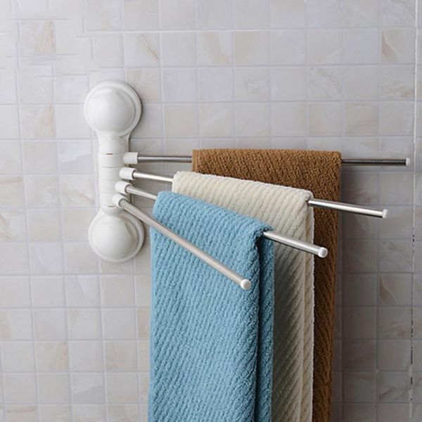 

towel racks four rod sucker rack bathroom shelf holder kitchen one layer shelfs accessories