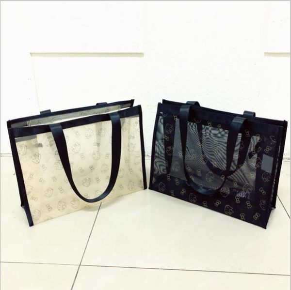 

printed large portable bag cartoon wash storage bags
