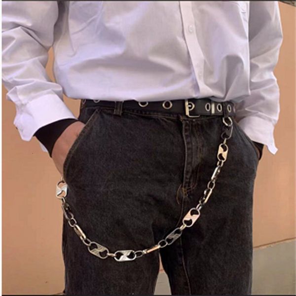 

2021 new we11done metal cintura corrente 72cm mulheres amantes de rua alta design superior ajustvel primavera fecho caractersticas tendncia, Black;brown