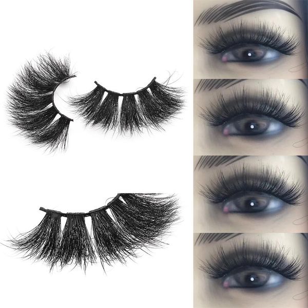 

false eyelashes 25mm mink lashes fluffy wholesale 00% handmade dramatic volume lash eyelash extension for makeup