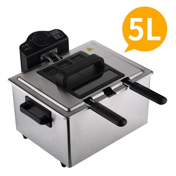 

5l high-temperature frying pan frying pan small heat oiler onstant temperature