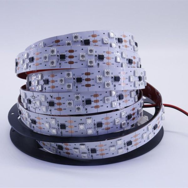 

ws2811 sm16703 12v 90leds digital led strip (3 leds in a group) magical pixel led strip manufacture