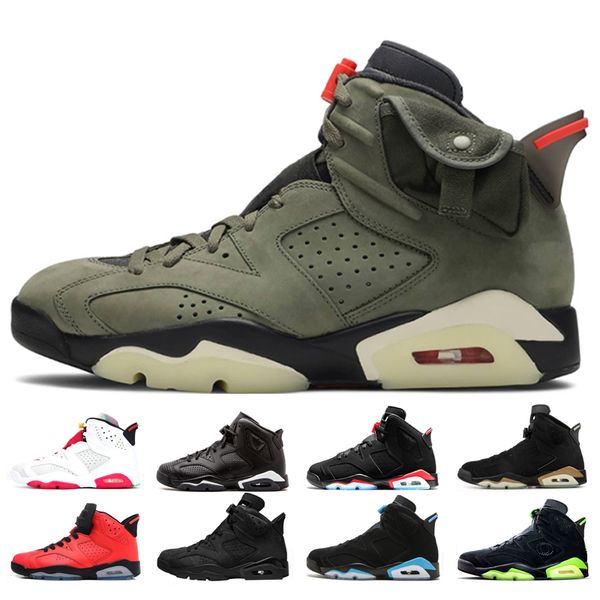 

mens jumpman basketball shoes 6s unc dmp sport blue hare angry bull infrared reflective men outdoor trainers sports sneakers