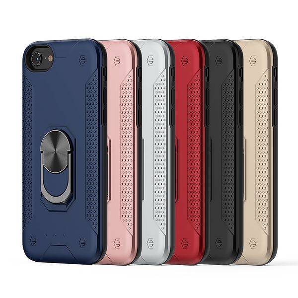 

for iphone se 2020 360 degree rotating ring phone case for lg k51 stylo 6 magnetic attraction car mount slim cover