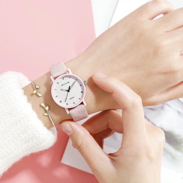 

wristwatches fashion watch women casual simple ladies wrist leather strap quartz wristwatch female clock drop relogio feminino, Slivery;brown
