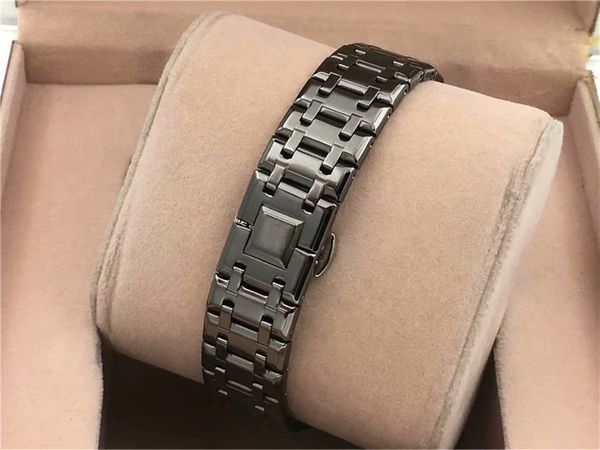 

new style men's watch of various colors casual fashion quartz automatic stainless steel adjustable folding, Slivery;brown