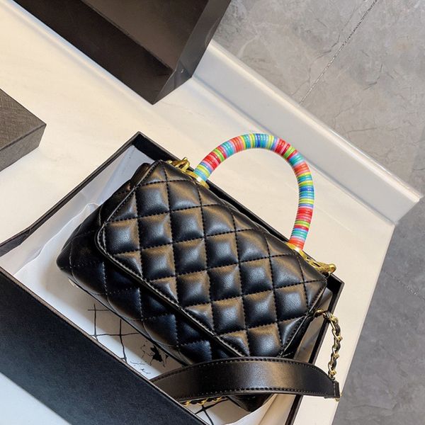 

handbags 2021 luxury single shoulder bag women's fashion cc brand designer's genuine leather underarm messenger chainbag