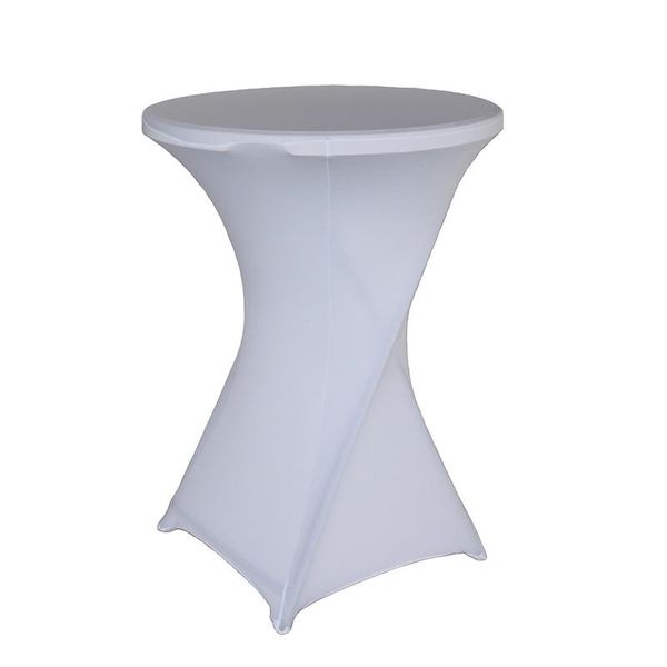

1pcs extra larger lycra dry bar cocktail table cloth cover for weddings event party decoration
