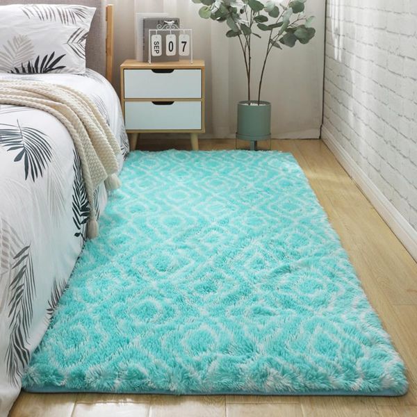 

carpets soft coral fleece large rug fluffy anti-slip bedroom tie dye carpet patterned living room gift area rugs