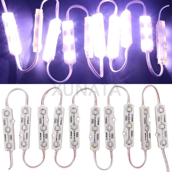 

30pcs/50pcs ip68 waterproof samsung 5630 smd 160 degree led modules dc12v 1.2w 3leds back lights led modules lighting