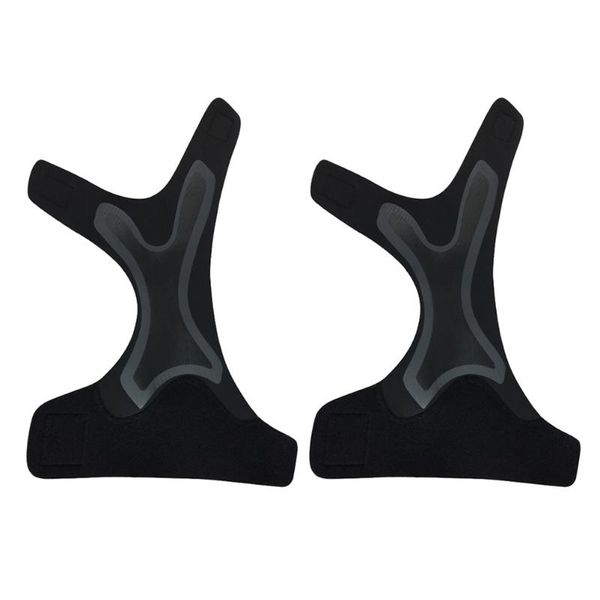 

ankle support 1 pair of elastic adjustable brace stabilizers for women men sprains cycling, Blue;black