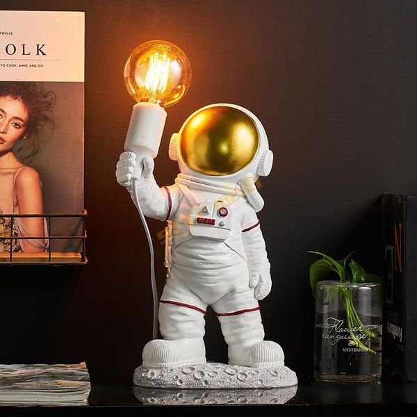 

table lamps nordic seletti astronaut resin desk lamp bedroom home decoration living room decor space man