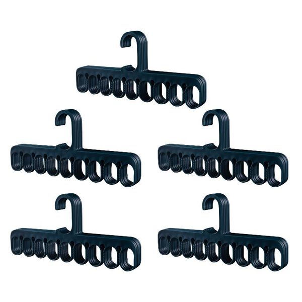 

hangers & racks 5pcs portable home socks balcony space saving clothes hanger durable organizer drying wardrobe 9 holes accessories storage
